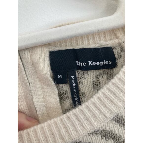 The Kooples ~ Soft Zebra Print Sweater ~ Wool & Angora ~ Sz M - Picture 5 of 6